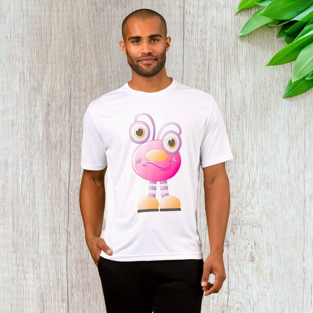 T-shirt Alien Rose mignon Avec Grands Yeux (Créateur téléchargé)