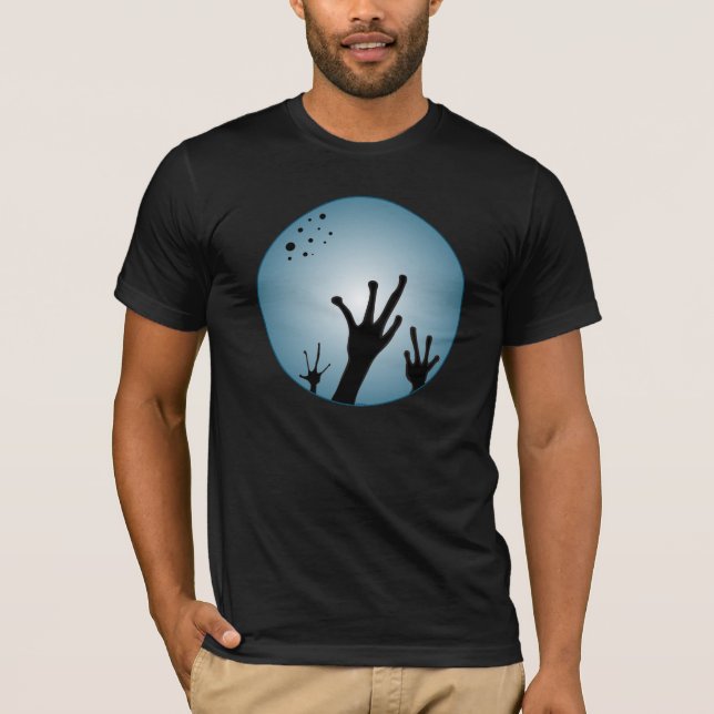 T-shirt Alien science-fiction cosmique am1 (Devant)