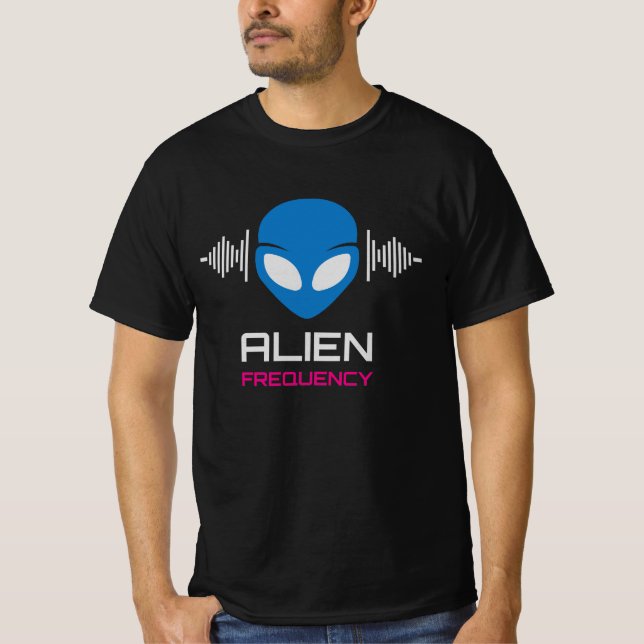 T-shirt Alien Signal Cosmic Frequency (Devant)