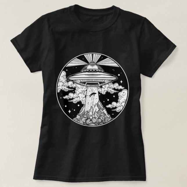 T-shirt Alien Space Tattoo (Design devant)