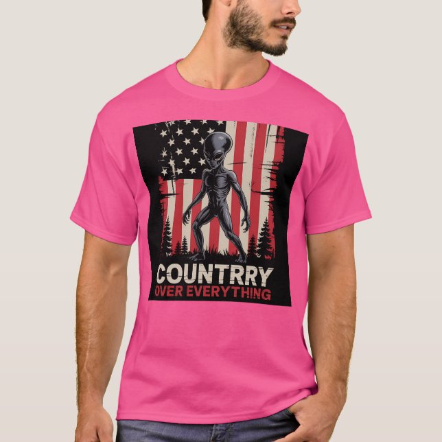 T-shirt Alien Ufo (Devant)