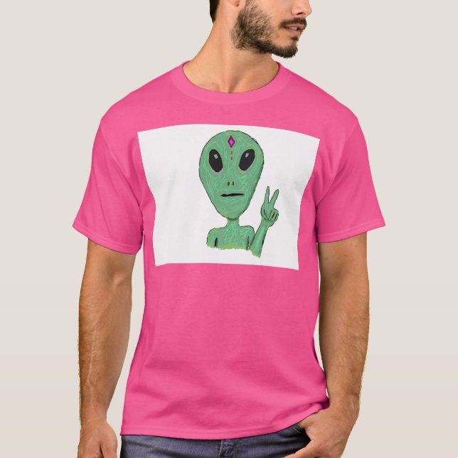 T-shirt Alien Ufo (Devant)