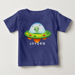 T-shirt Alien UFO Baby Fine Jersey