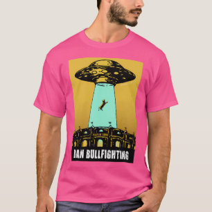 T-shirt Alien Ufo Bull enlèvement