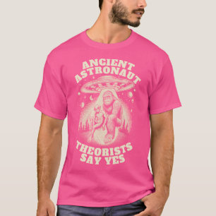 T-shirt Alien Ufo Et Bigfoot Théoristes Astronautes Ancien