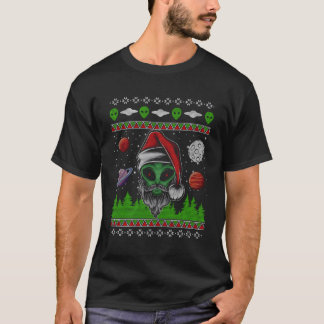T-shirt Alien Ufo Et Paranormal Ugly Knit Motif
