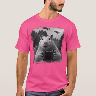 T-shirt Alien Ufo Funny Capybara Animal Capybara Lover