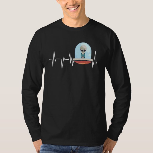 T-shirt Alien Ufo Mèmes amusant (Devant)