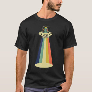 T-shirt Alien Ufo Navire spatial Alien enlèvement