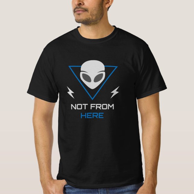 T-shirt Alien UFO Sci Fi Outsider (Devant)