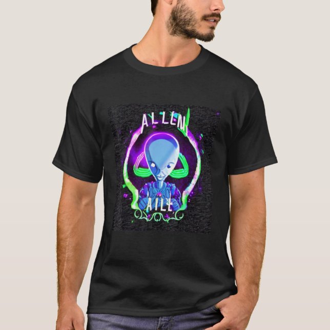 T-shirt Alien UFO UAP 51 area grey out of this world creat (Devant)