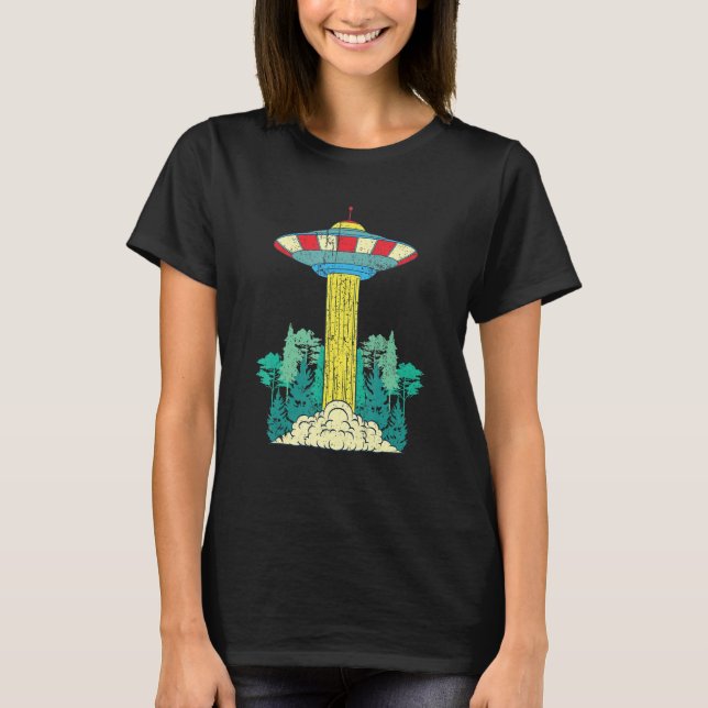 T-shirt Alien Unidentified Flying Object Sci Fi Nature For (Devant)