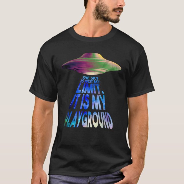 T-shirt Alien vaisseau spatial UFO 1 (Devant)