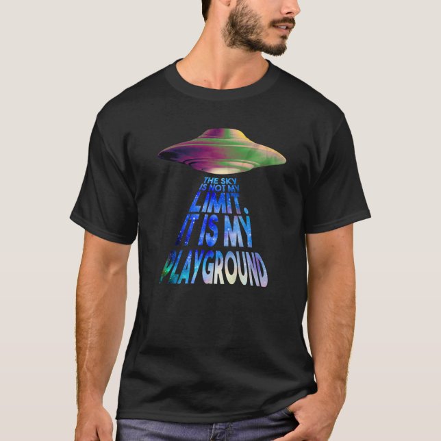 T-shirt Alien vaisseau spatial UFO 1 (Devant)