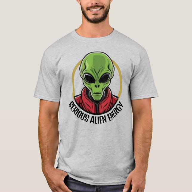 T-shirt Alien Vert (Devant)