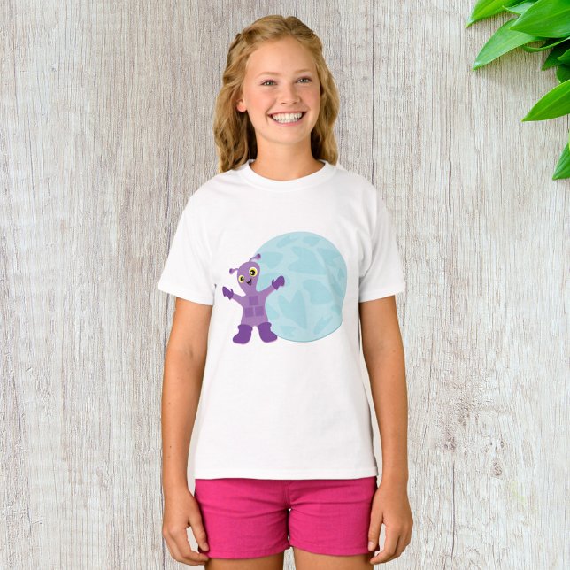 T-shirt Alien Violet (Créateur téléchargé)