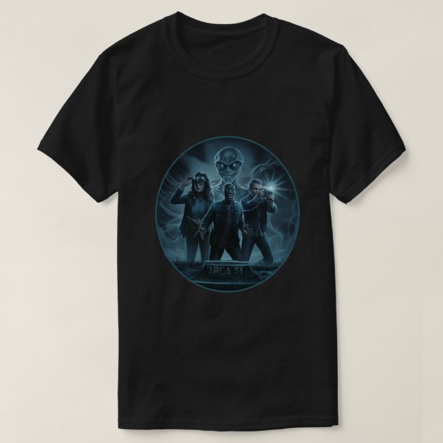 T-shirt Alien - Zone 51 (Design devant)