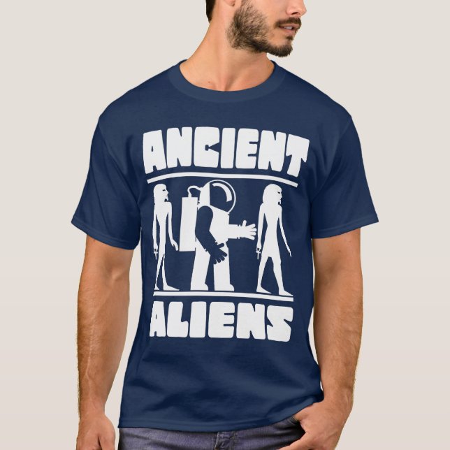 T-shirt aliens antiques (Devant)