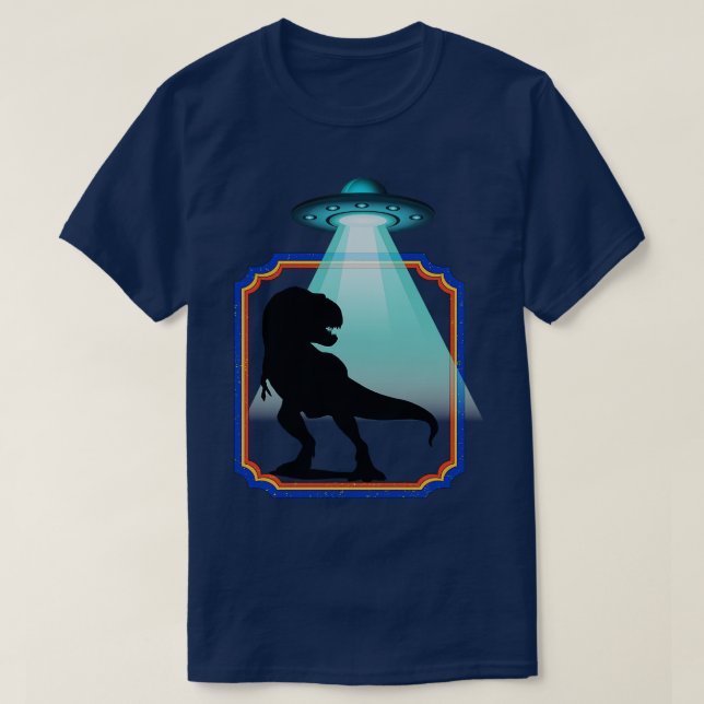 T-shirt aliens de dinosaures (Design devant)