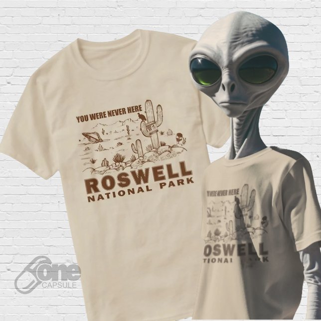 T-shirt Aliens de la soucoupe volante UFO du parc national (Créateur téléchargé)
