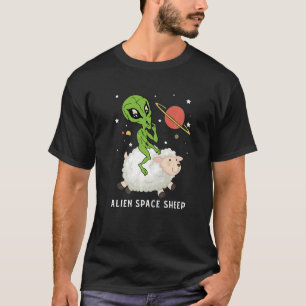 T-shirt Aliens Drôle Sur Un Mouton Drôle Aliens Costume Al
