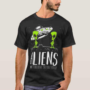 T-shirt Aliens Drôles Espace Planètes Étoiles Amateurs de 
