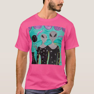 T-shirt Aliens gris dans Ufo