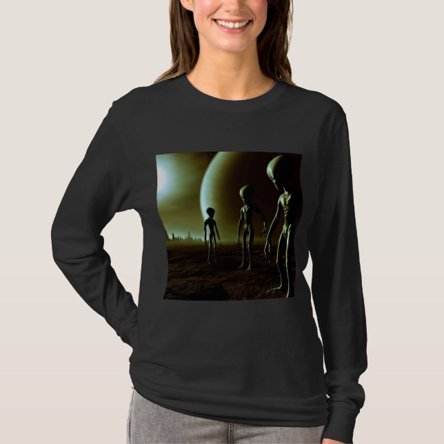 T-shirt ALIENS gris SF 1 (Devant)