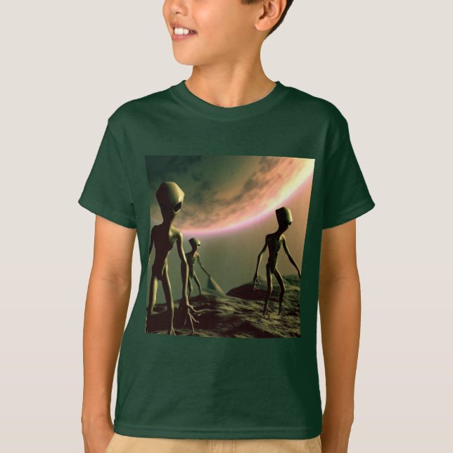 T-shirt ALIENS gris SF 2 (Devant)