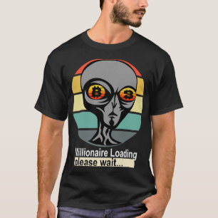 T-shirt Aliens Head CryptoCurrency Trader Futures Funny Bi