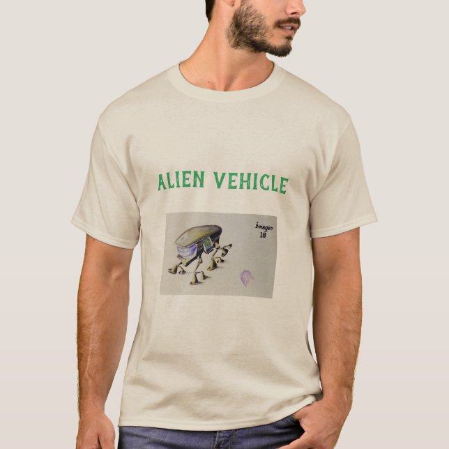 T-shirt aliens home (Devant)