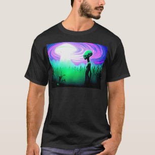 T-shirt Aliens - Observation d'Ufouap au-dessus du New Jer
