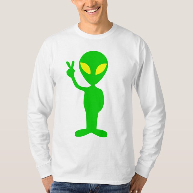 T-shirt Aliens pour la paix (Devant)