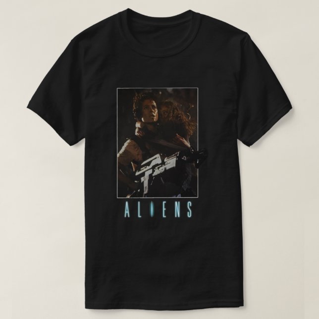 T-shirt Aliens - Ripley &amp ; Newt (Design devant)