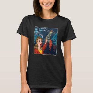 T-shirt Aliens Verrouillent Leurs Portes Espace Alien Et S
