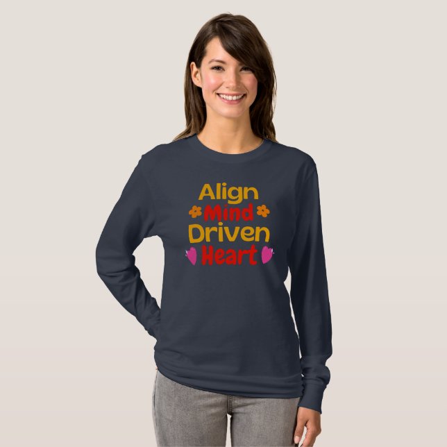 T-shirt Align Mind Driven Heart (Devant entier)