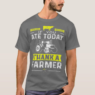 T-shirt Alimentation agricole Si vous mangez aujourd'hui M