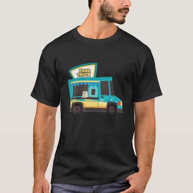 T-shirt Alimentation Camion Aliments sur roues Mobile Rest (Devant)