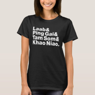 T-shirt Alimentation de la rue laotienne