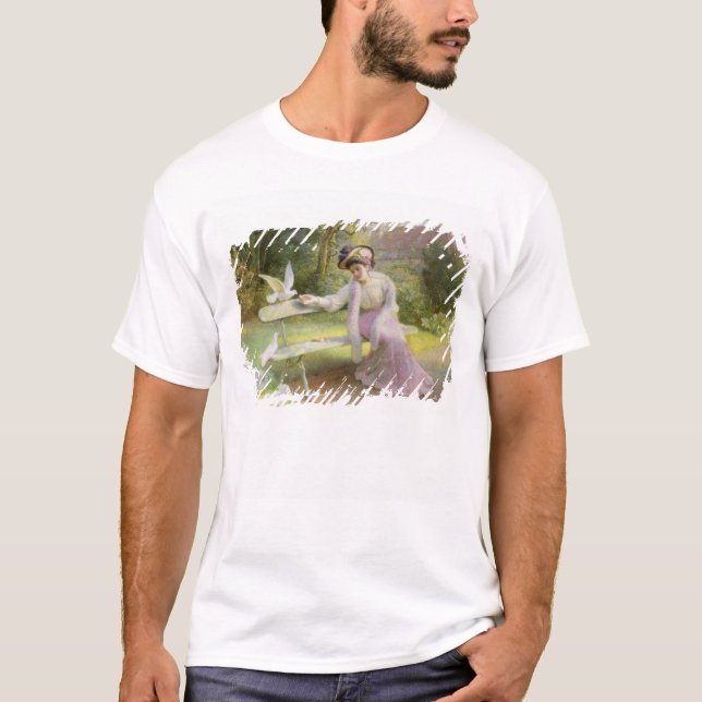 T-shirt Alimentation des colombes (Devant)