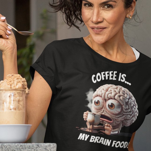 T-shirt Alimentation du cerveau (Créateur téléchargé)