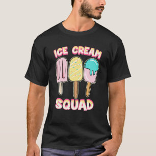 T-shirt Alimentation Gelato Cone Ventilateur Drôle Été Gla