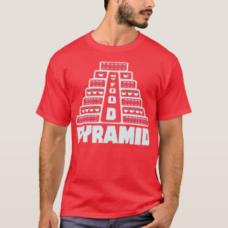 T-shirt Alimentation Pyramide Café Vin Boire