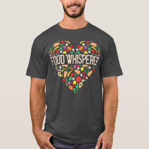 T-shirt Alimentation Whisperer Vegan Végétarien Nutritionn