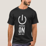 T-shirt Alimenté depuis 1957 Funny 67th Birthday Mens Jok<br><div class="desc">Alimenté depuis 1957 Funny 67th Birthday Mens Plaisanterie Anniversaire</div>