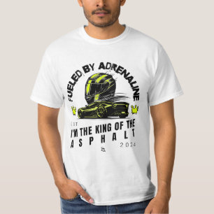 T-shirt Alimenté par Adrenaline - Conception dynamique aud