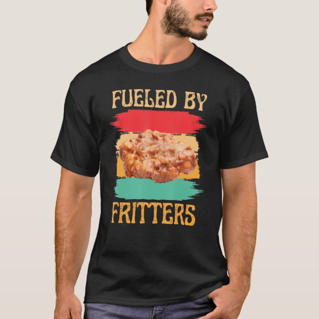 T-shirt Alimenté Par Apple Fritters Retro Apple Fritter (Devant)