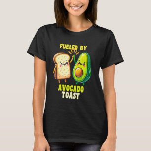 T-shirt Alimenté Par Avocado Toast mignon Vibes du matin