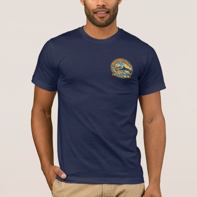 T-shirt Alimenté par Big Tuna (Devant)