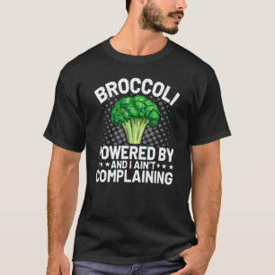 T-shirt Alimenté par Brocoli Brocoli Végétalien Végétar